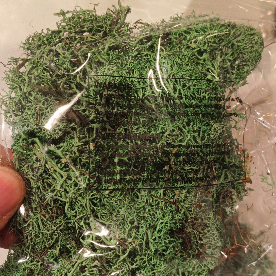 FLORAL GARDEN LOT – 1 -Floral Moss – 67 Cu. In. and 3 Reindeer Moss 24 Cu. In.