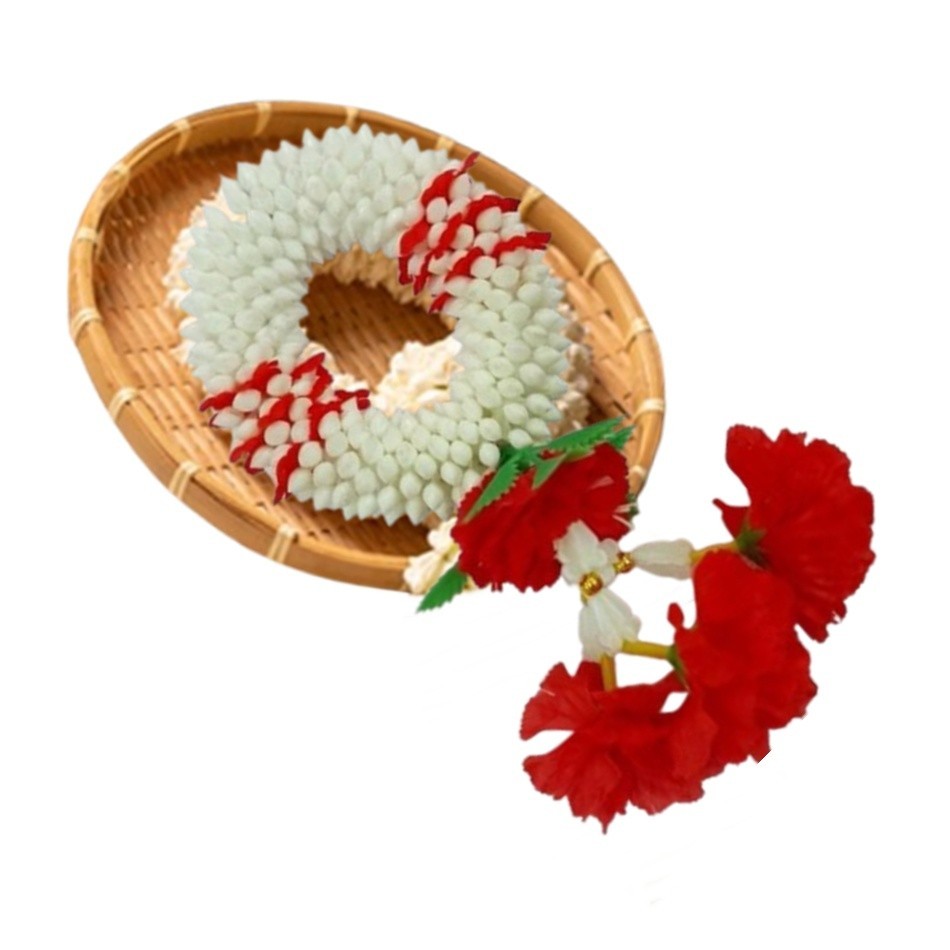 Flowers THAI 2 Garland Gift Artificial Souvenir Worship Holy Sprit Buddha God