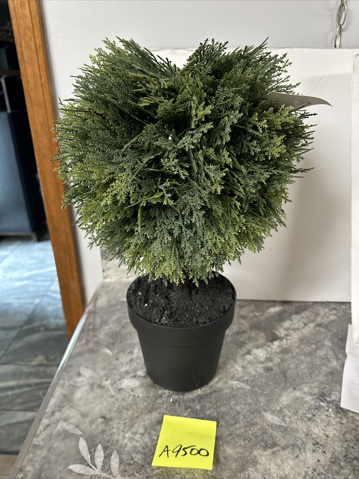 Garden Reflections 20″ Tall Faux Cypress Bush Tree 12” Round New Greenery