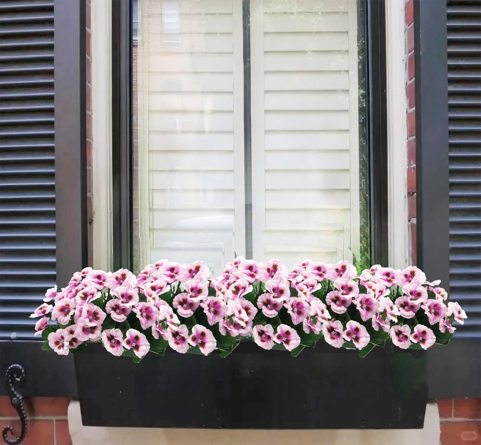 LILOCOO 4PCS Artificial Silk Pansy Flowers Outdoor Spring Flowers Pansies Wil…