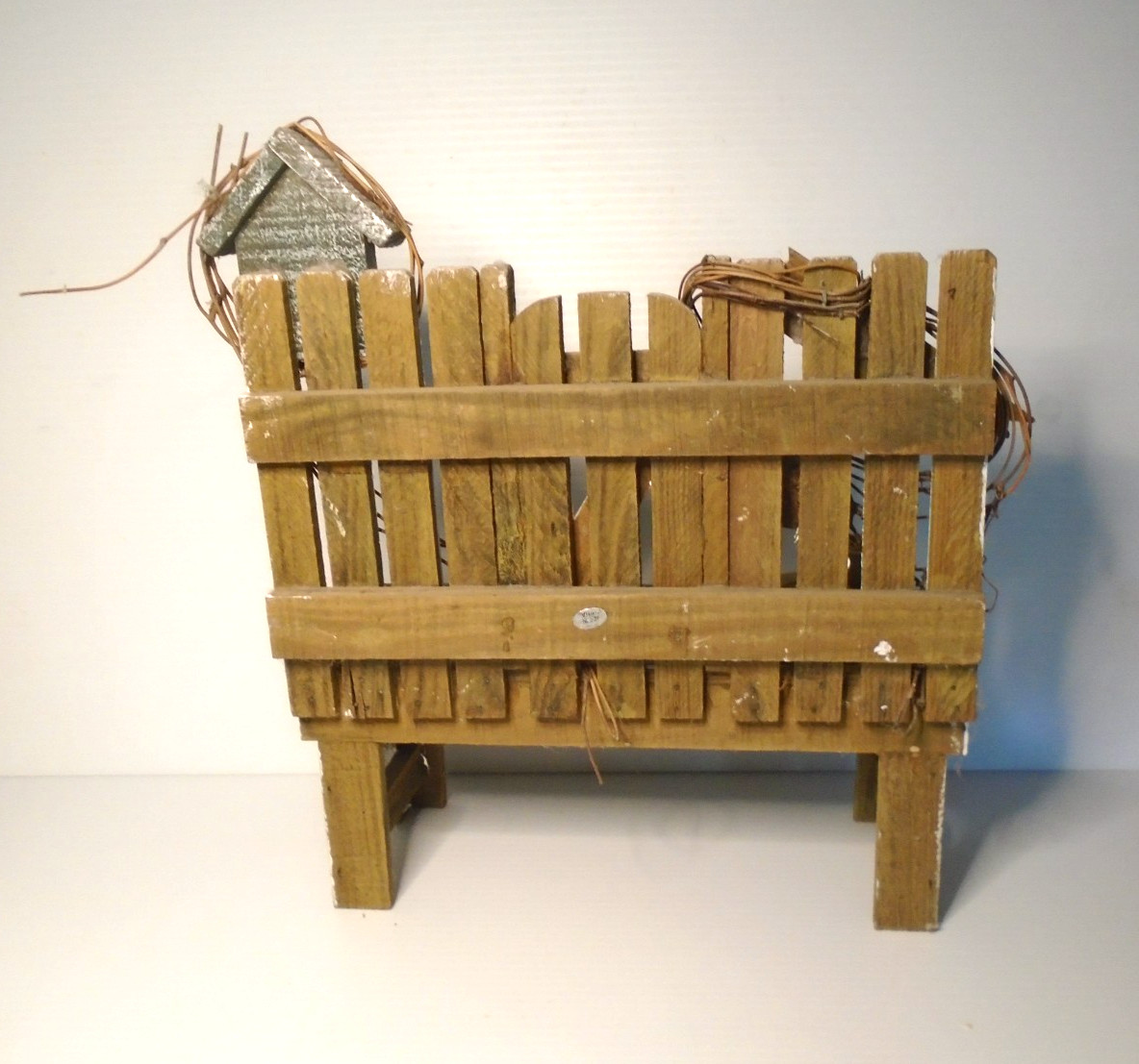 Wood Chair Bench Planter Flower Pot Holder Shabby Chic Rustic Prairie Cottage