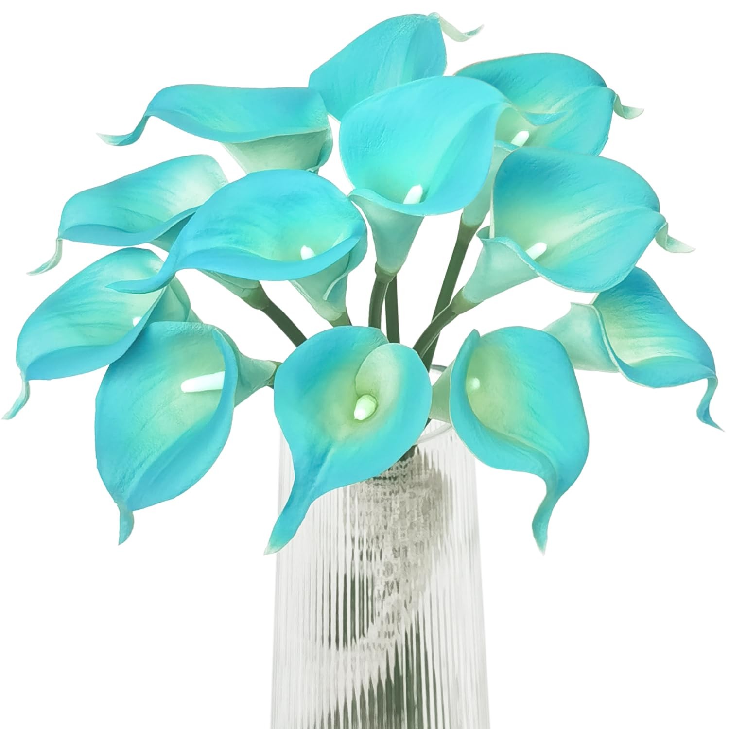 Letjolt Artificial Calla Lily Flowers 12Pcs Fake Flower Bouquet Faux Calla