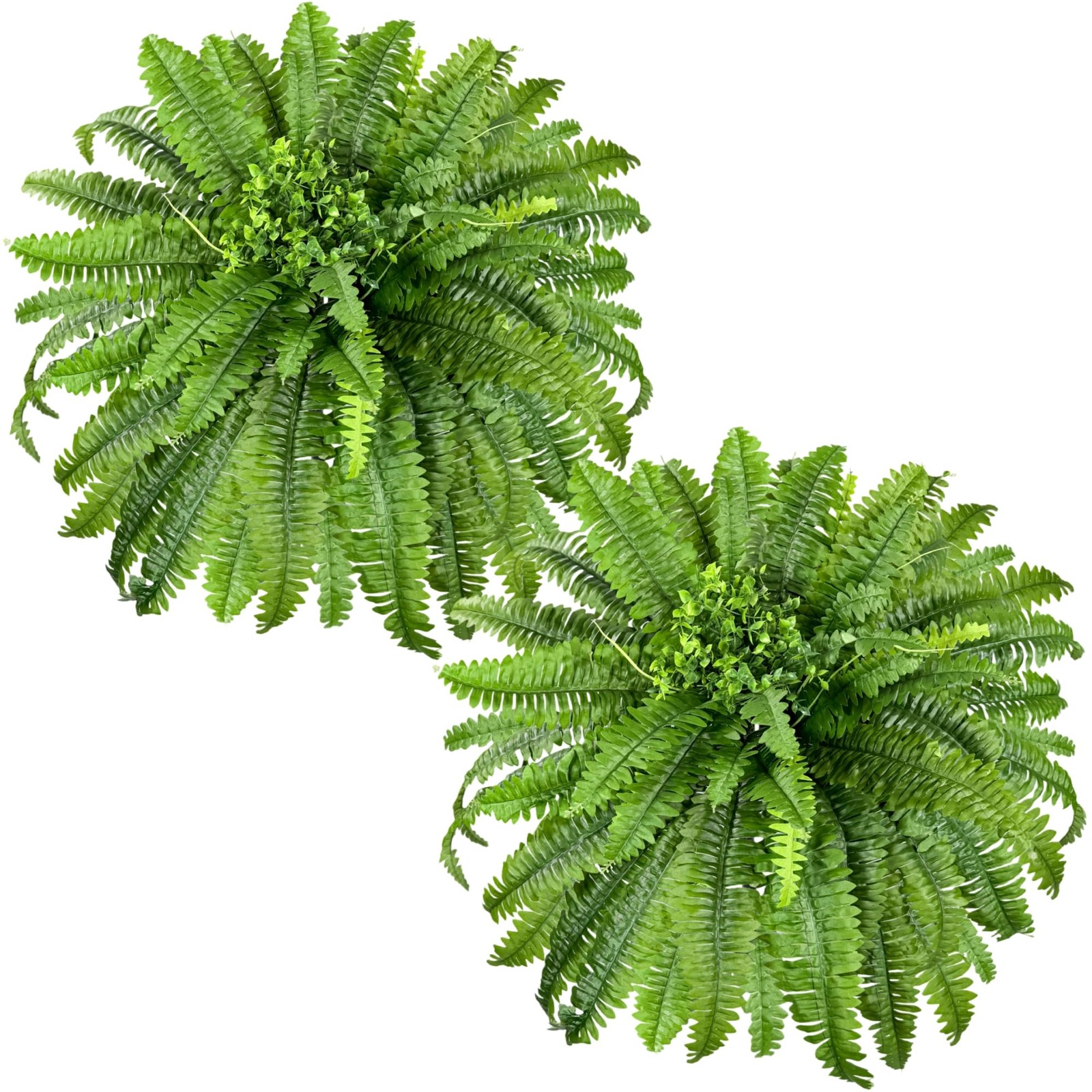 Fake Ferns, Artificial Ferns for Outdoors large, 2 Packs 45in Faux Fern Green…