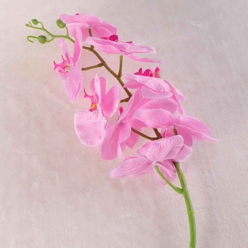 Artificial Plants Flower Arrangements Orchid Faux Stem Touch