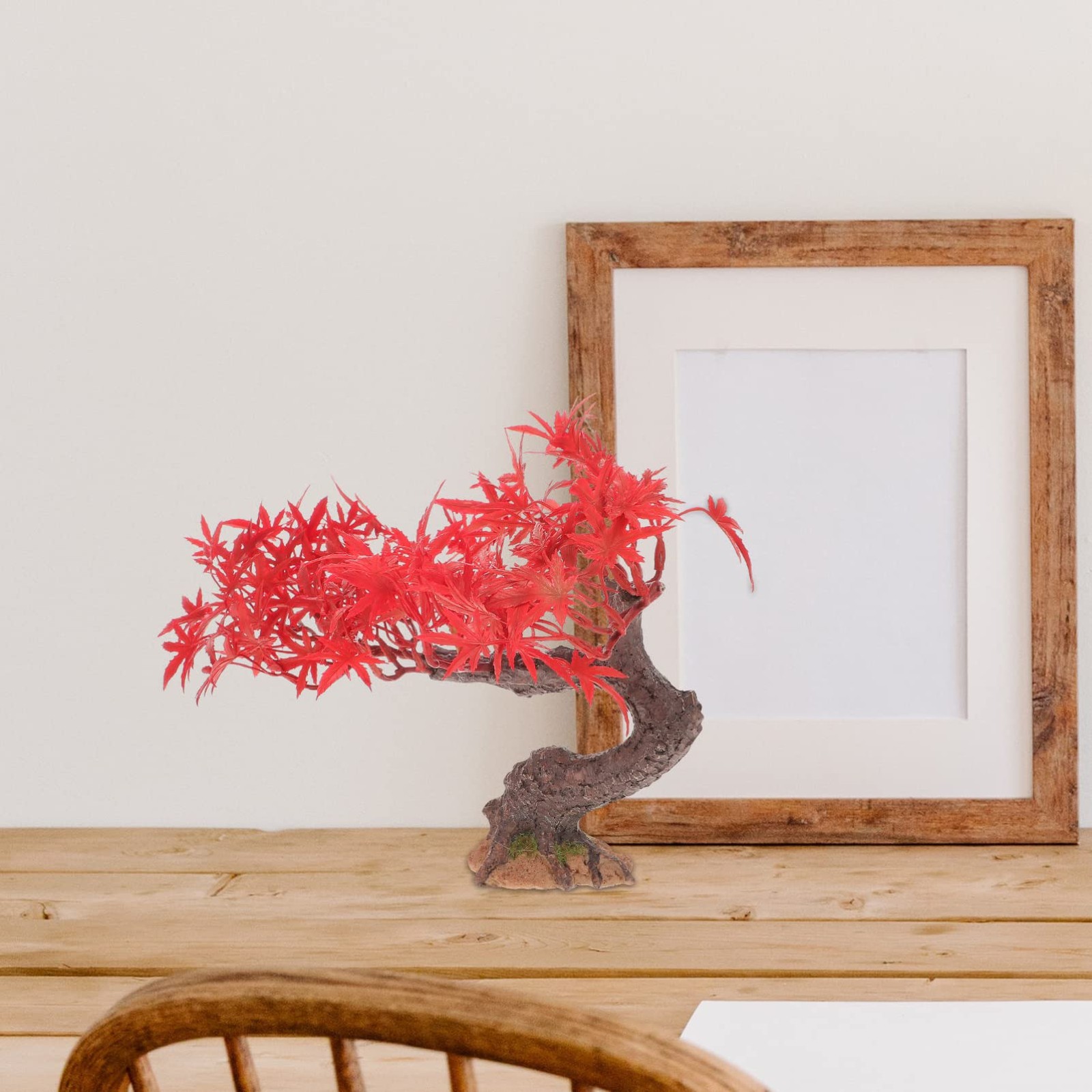 Mini Maple Tree Faux Japanese Red Maple Artificial Small Tree Decoration for …