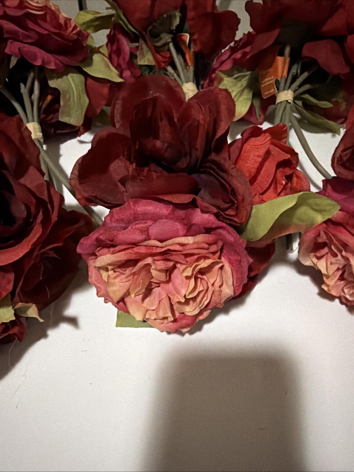 ASHLAND FALL 6 BOUQUET SET ROSS & RANUNCULUS Bouquet Home Party Decor