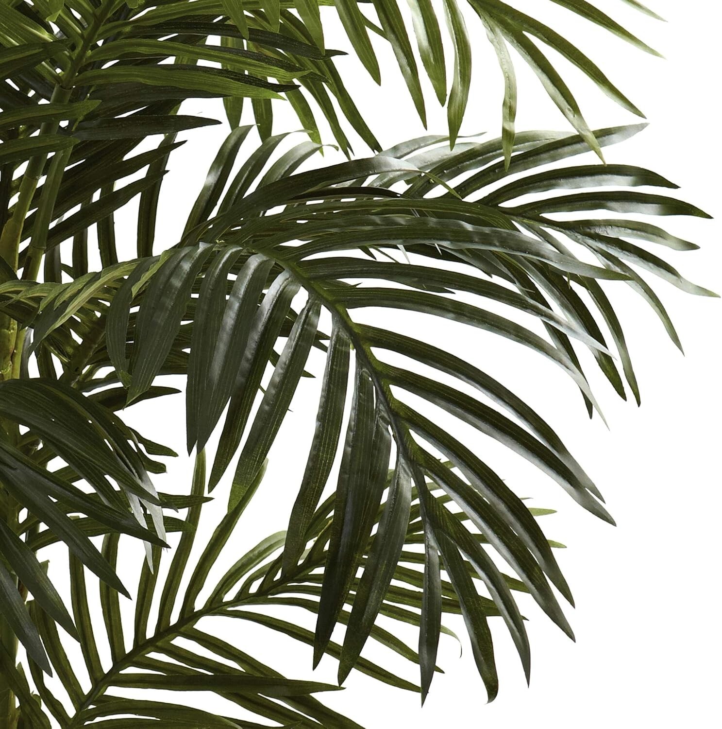 5ft Golden Cane Palm Artificial Tree – Lifelike Green Tropical Decor