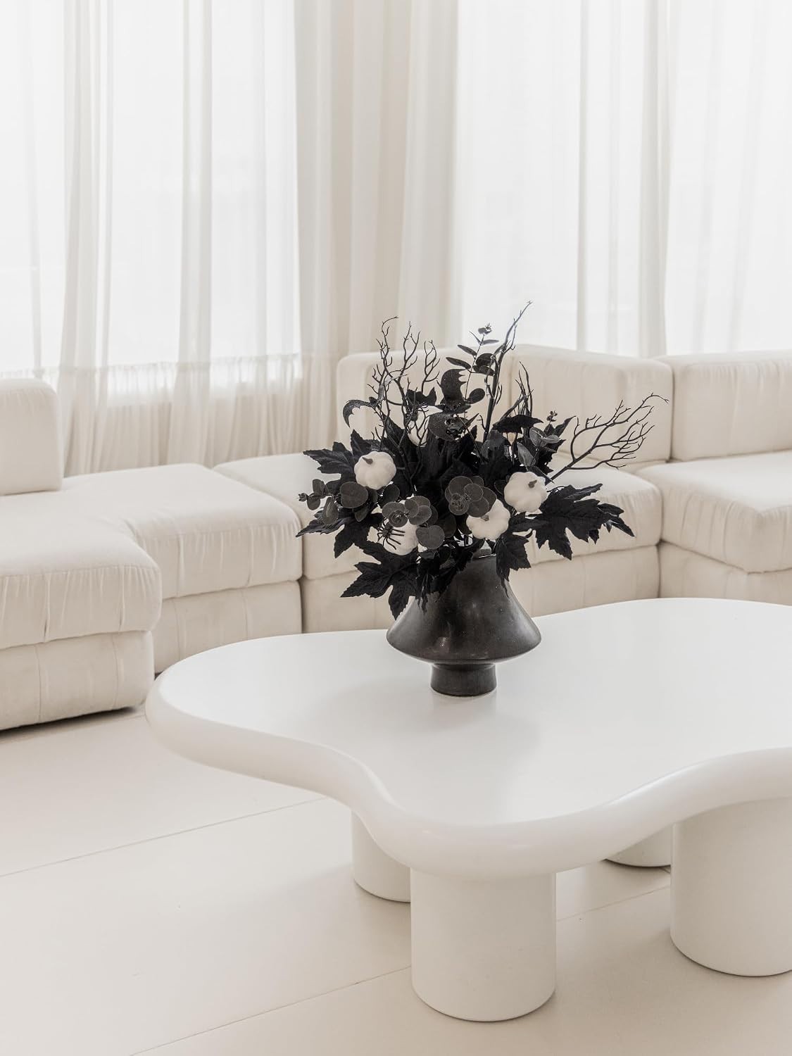Versatile 10 PCS Silk Fall Bouquets – 18 Inch Indoor and Outdoor Arrangements