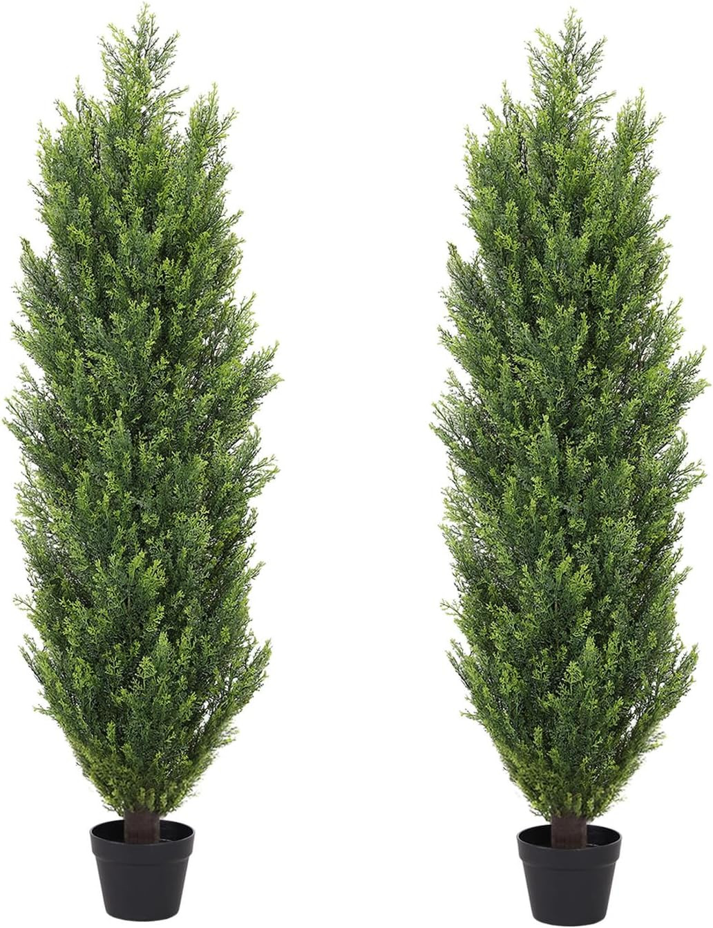 4FT UV Resistant Artificial Topiary Trees – Set of 2 for Outdoor Decor
