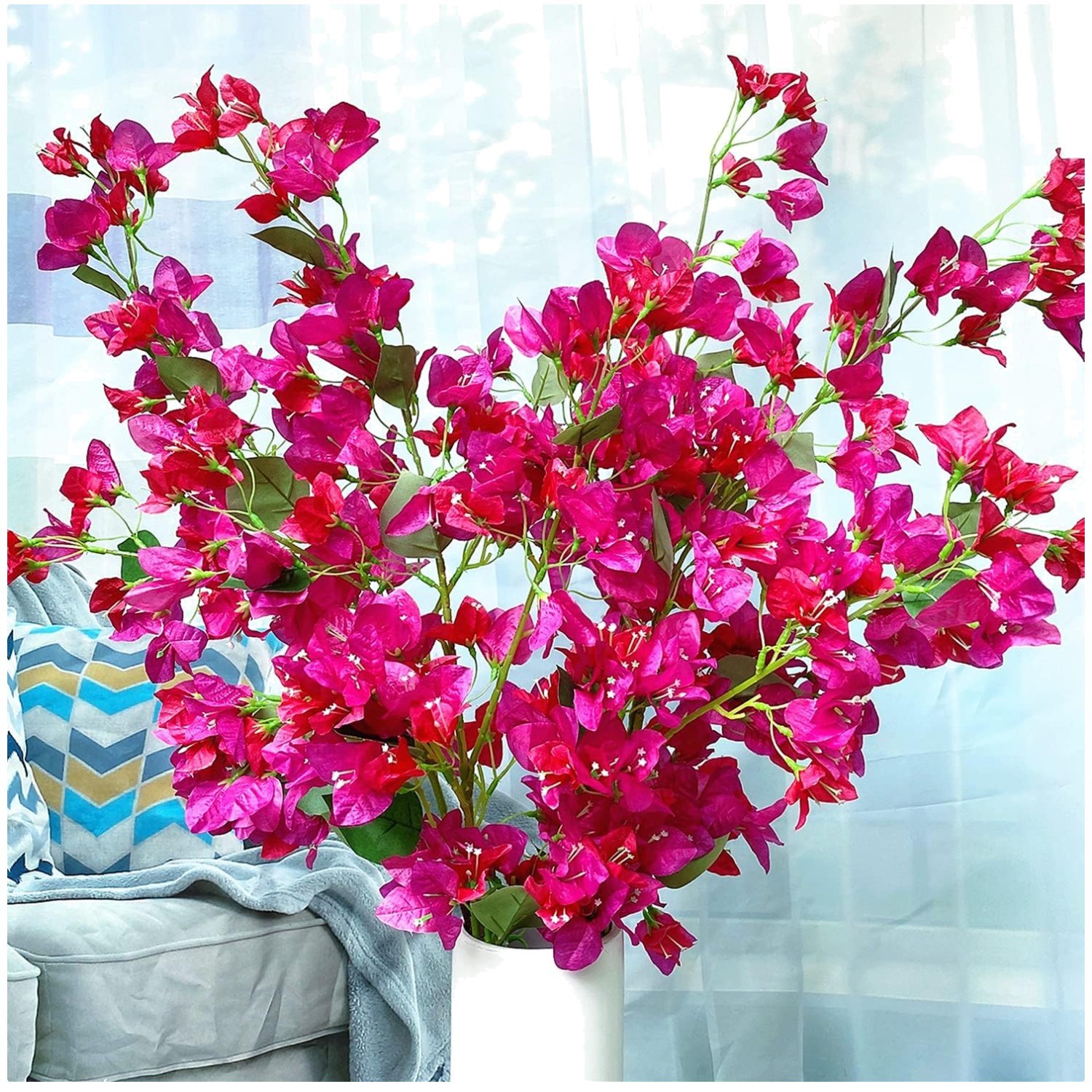 Artificial Silk Bougainvillea Branches – Fushia Mix