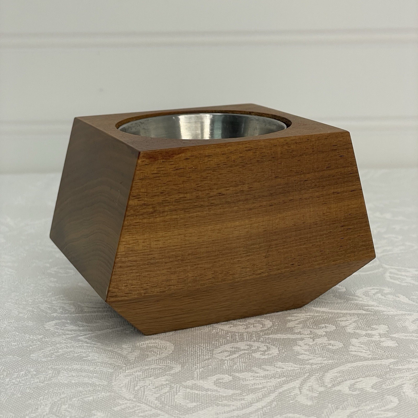 Revolution Design House Box Car Planter Walnut w/ Stainless Steel Planter Insert