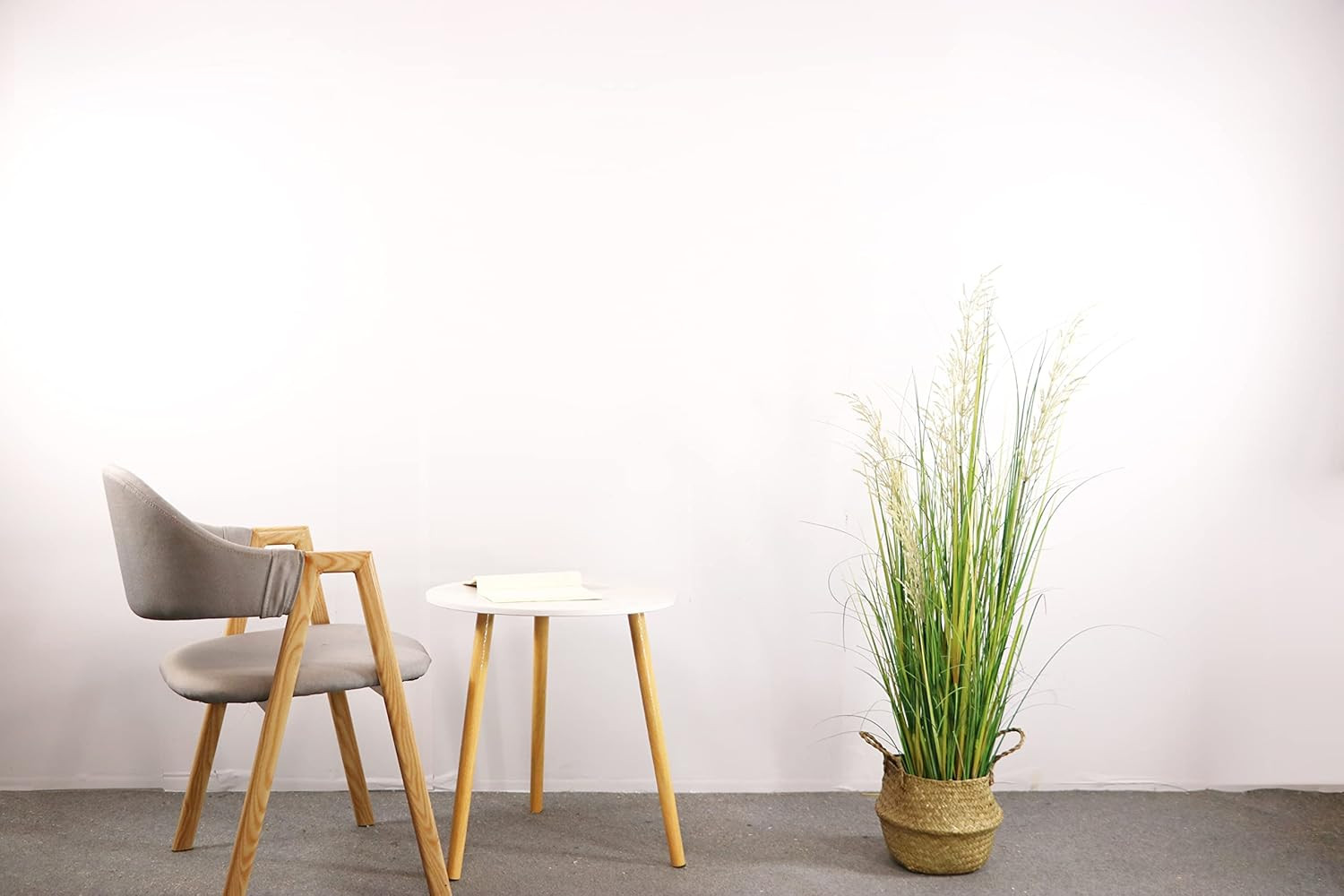 Artificial Plant, 47In Tall, 2Pk Grass, Faux House Plant in Pot, Indoor Decorati