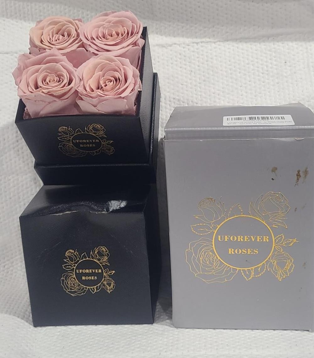 UFOREVER ROSES Preserved Roses in a Box Mothers Day Valentines Day Gifts for Her