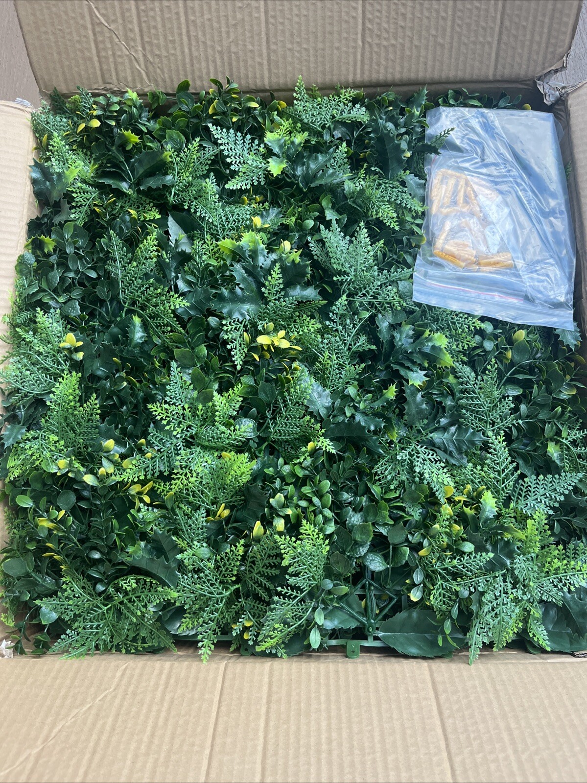 VERDEARTH 11PCS 20″x20″ Artificial Plant Wall Panels, Foliage Topiary Hedges New