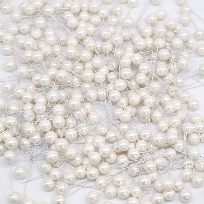 50–300pcs Pearl Stamens Artificial Flowers Berries for Wedding Home Decor