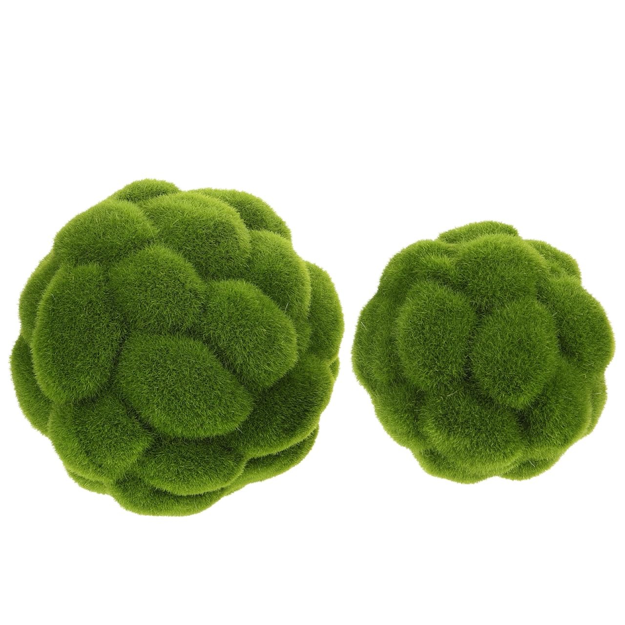 2 Pcs Moss Balls Artificial Moss Balls Decorative for Bowl Filler Faux Plant …