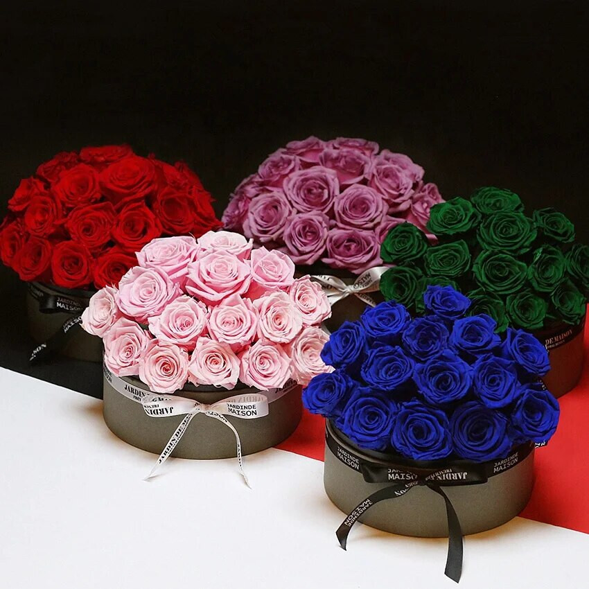 Preserved Flower Forever Eternal Rose Box