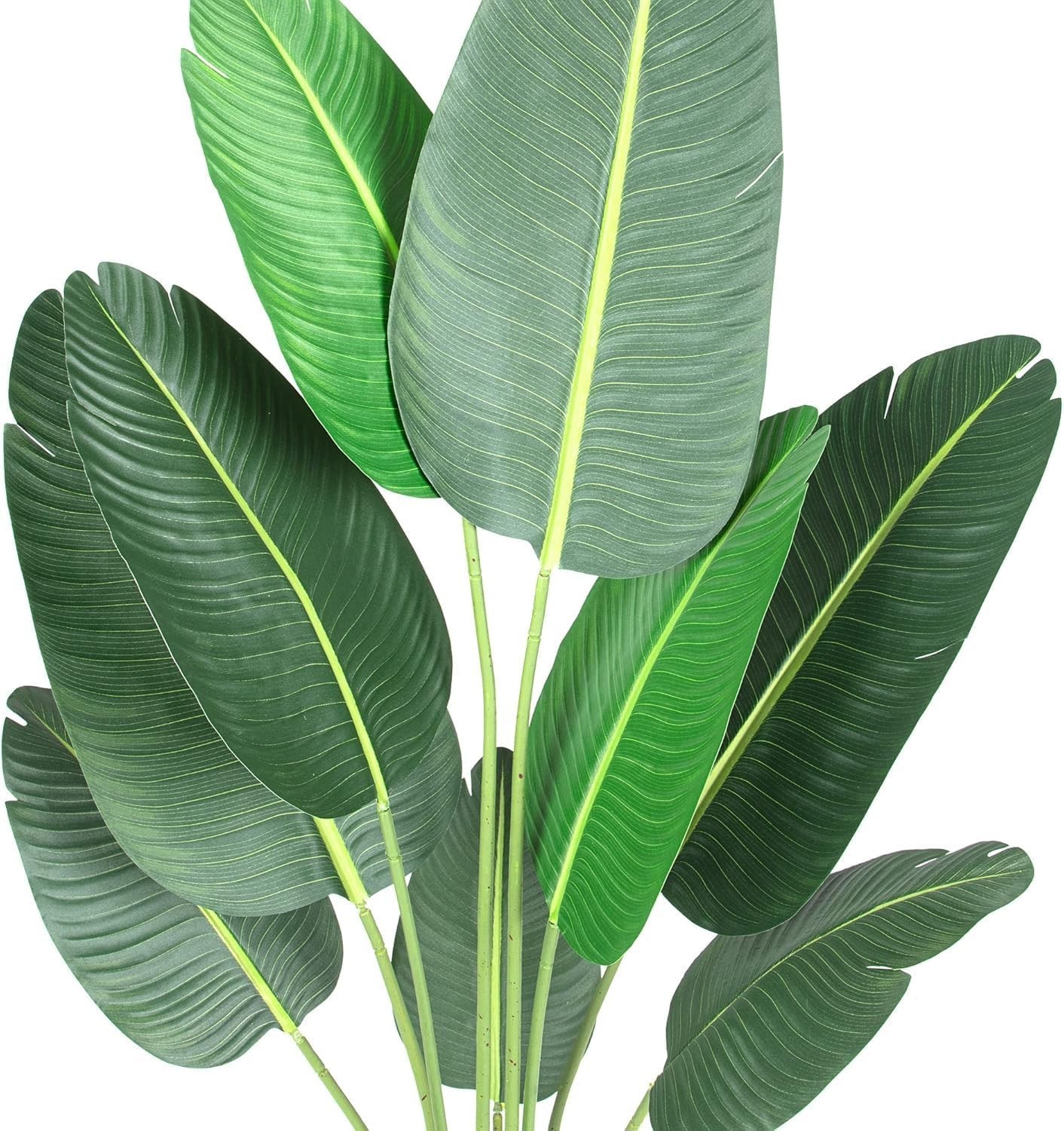 1/2PCS Artificial Banana Tree Tall Fake Palm Tree Plant Home Decor 48/60/72in
