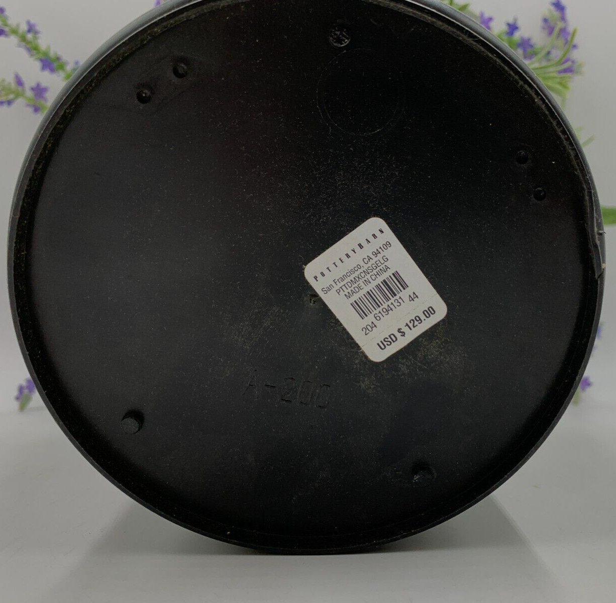 Pottery Barn Faux Potted Lavender in Terracotta Pot Large 24.5″ H #1692