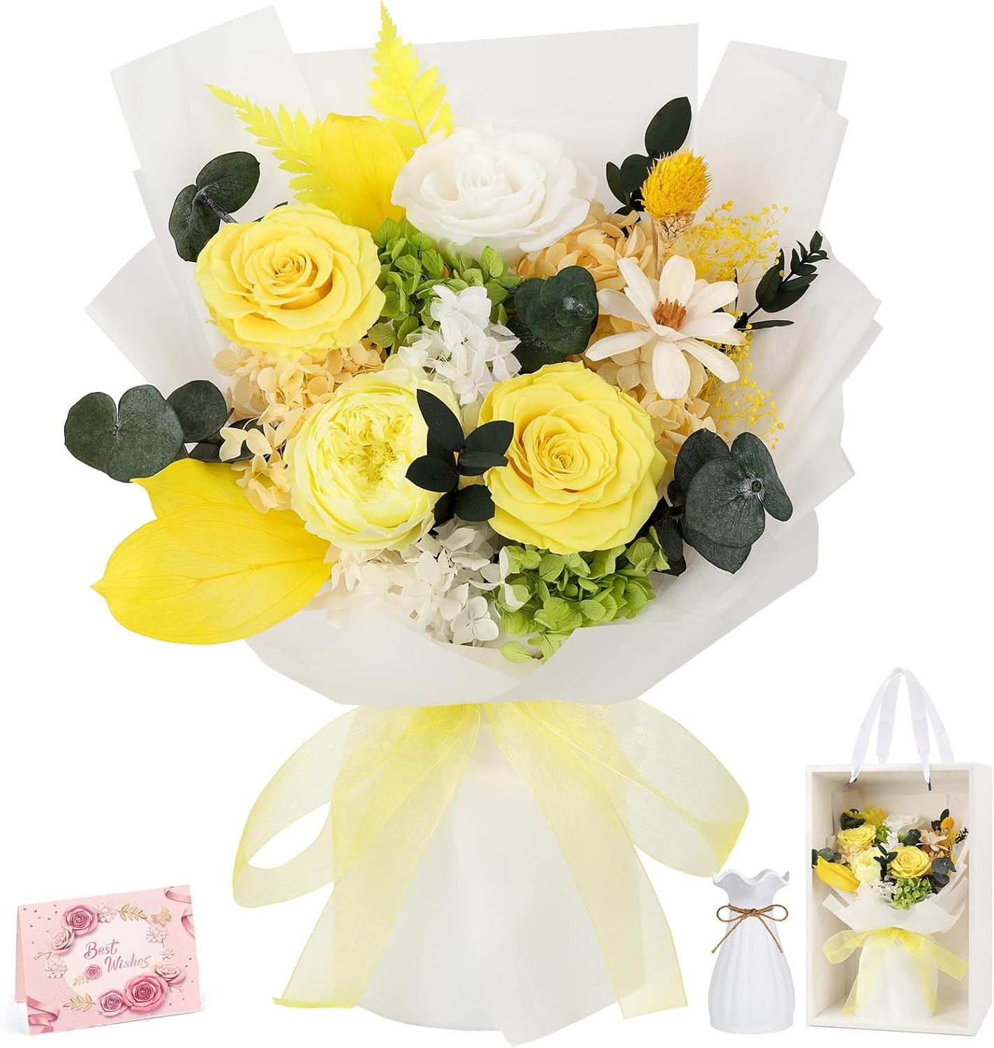 Flowers for Delivery Prime Preserved Flower Bouquet That Last 3-5 Years Real For