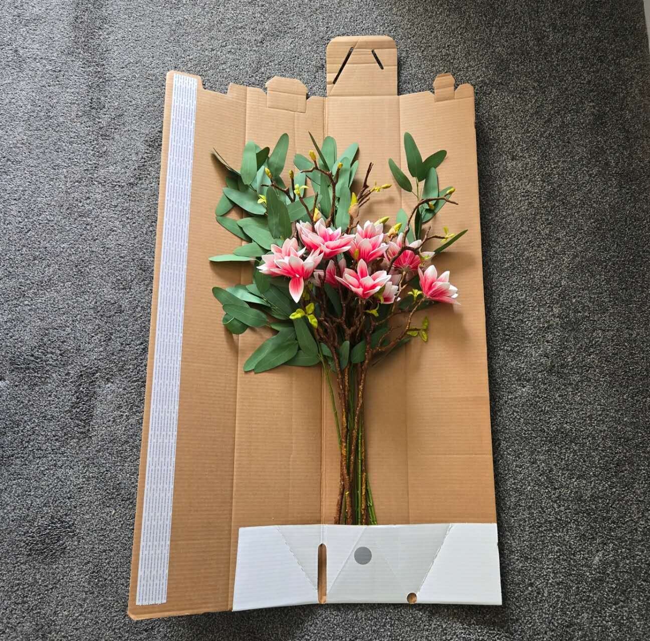 10-Stem Artificial Greenery Set.Magnolia Lotus & Eucalyptus.DIY Projects.