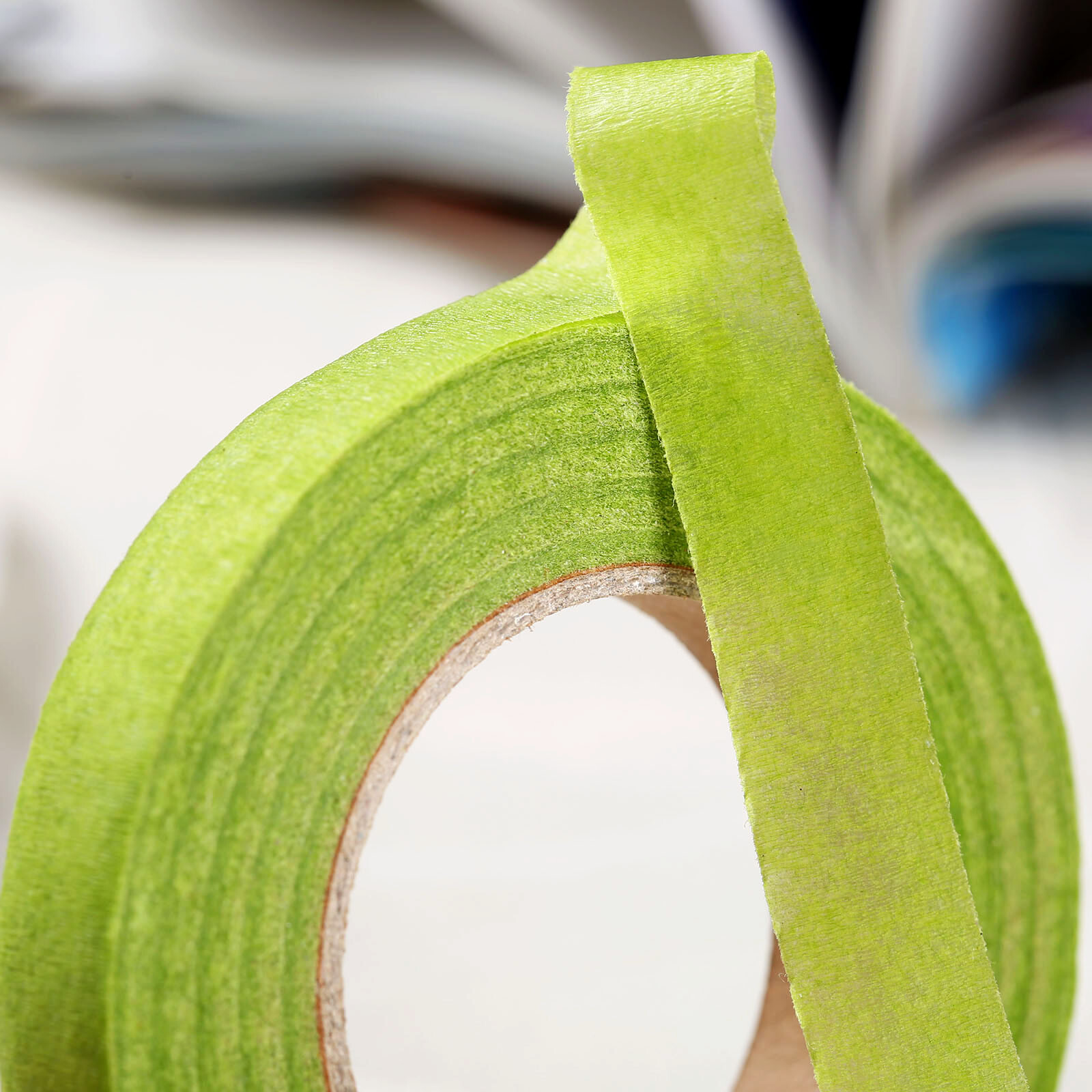 Green Florist Floral Stem Tape Corsages Buttonhole Flower Stamen Wrinkle Paper
