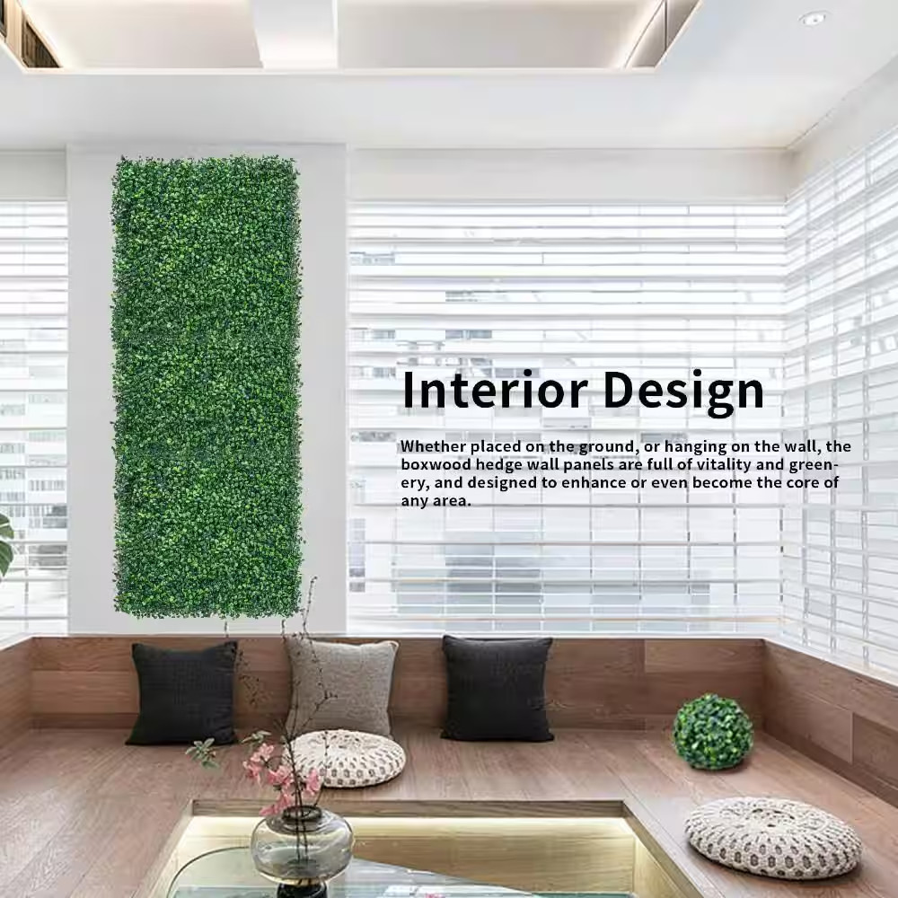 12 Packs 20 X 20 X 1.78 Inch Grass Wall Panels Artificial Boxwood Hedge Greenery