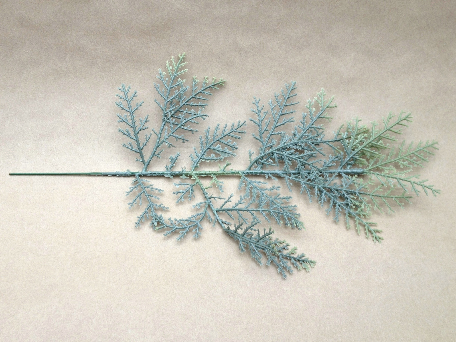 Artificial Faux Sage Color Cedar Pine Stem Pick Branch Spray Filler USA SELLER