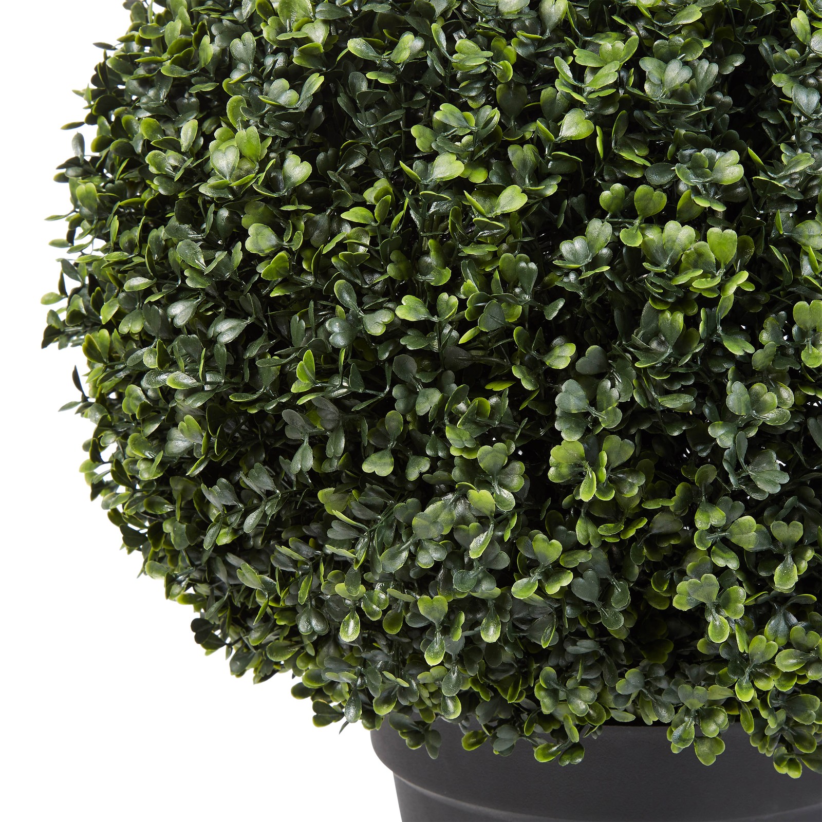 Faux Boxwood Realistic Plastic Decorative Topiary 23 Inch Outdoor