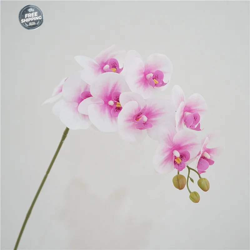 9 Heads 98cm Artificial Butterfly Orchid Flowers Fake Moth Orchids Flowers