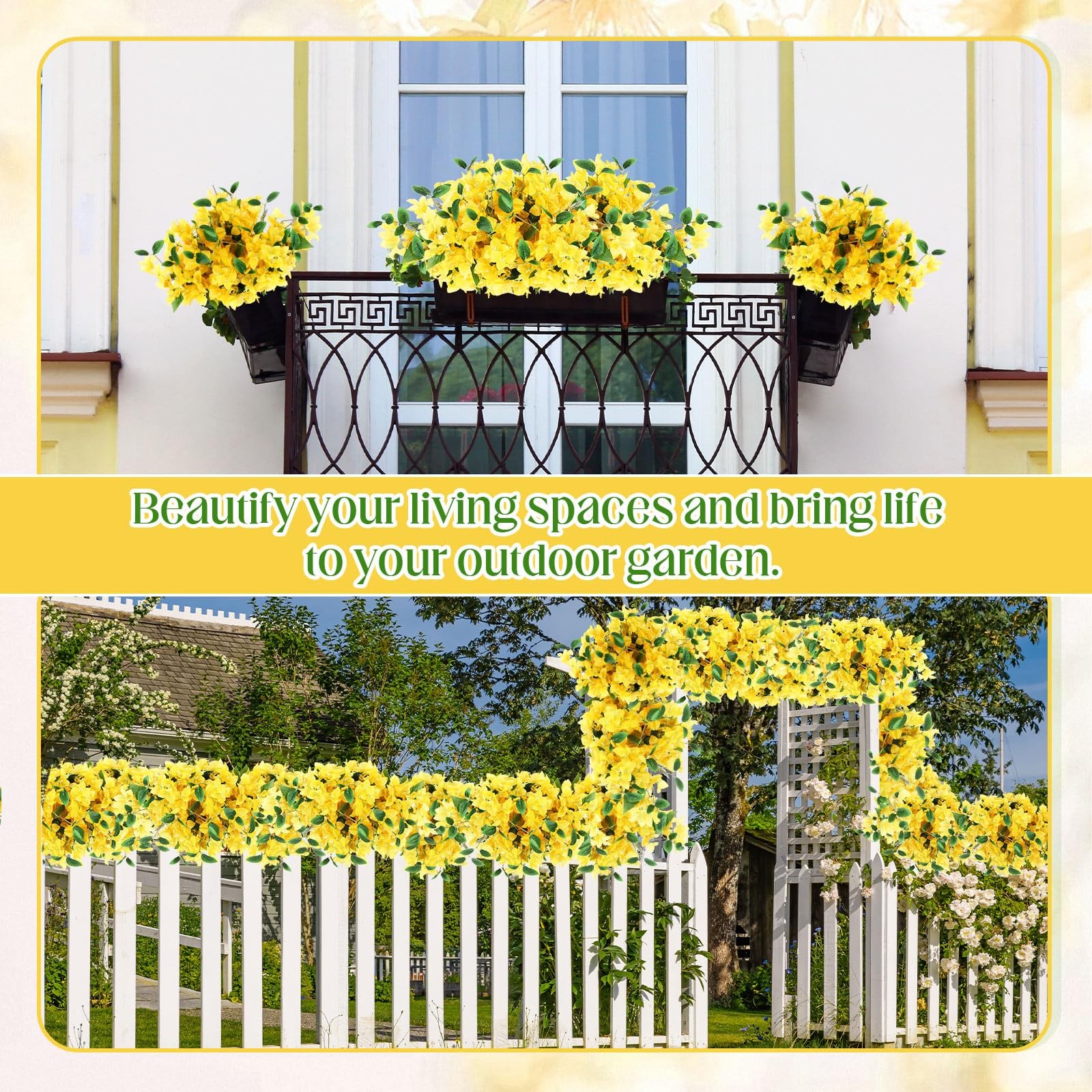 30 Pcs Artificial Faux Bougainvillea Fake Flower Silk Bougainvillea Branches …