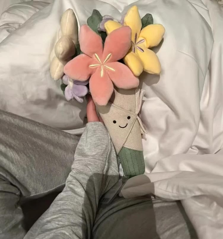 EASELR Bouquet of Flowers Plush Plant Flowers Stuffed Plant Plushie Doll Gifts