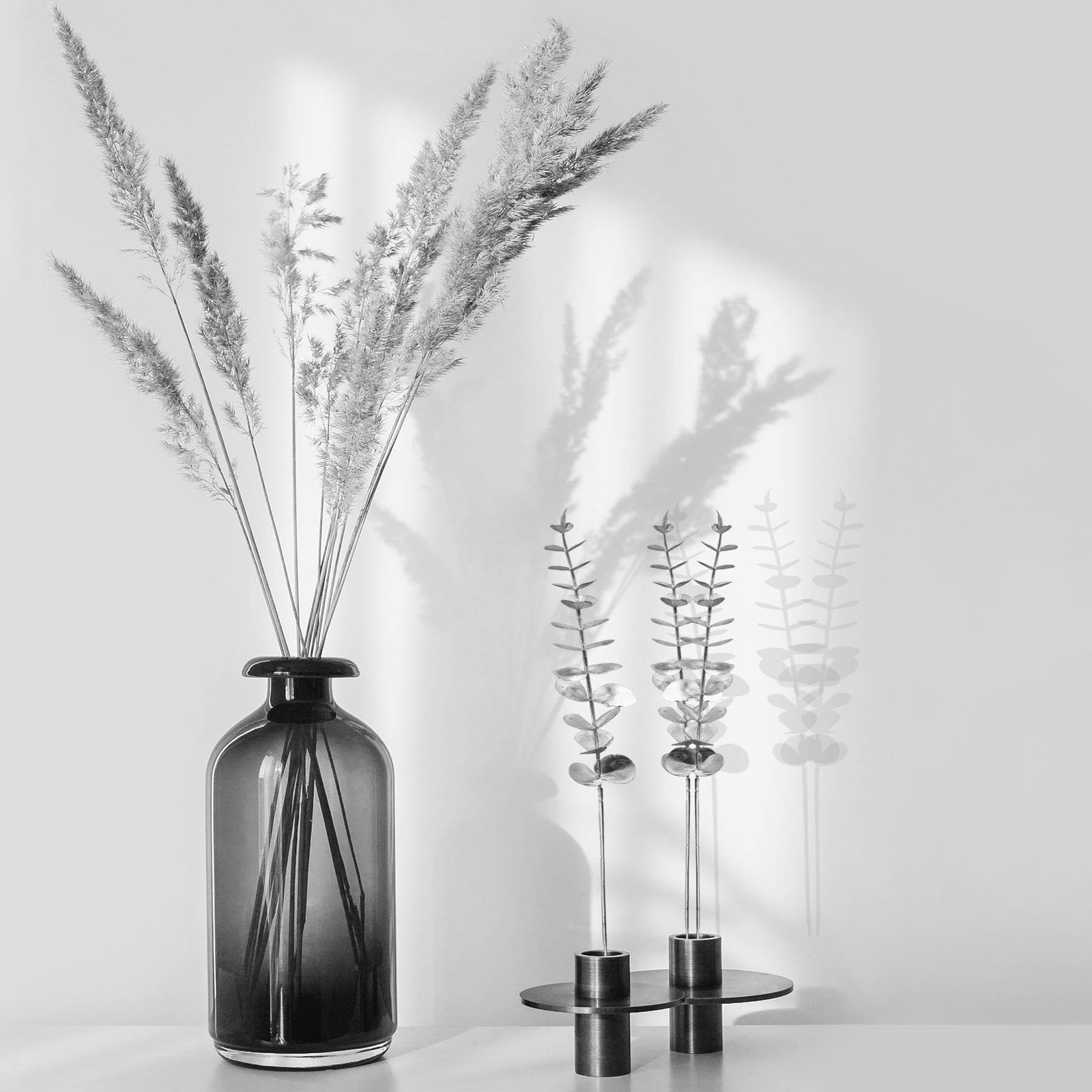 36 Pcs Silver Artificial Eucalyptus Stems 15”Fake Eucalyptus Leaves Decor Fa…