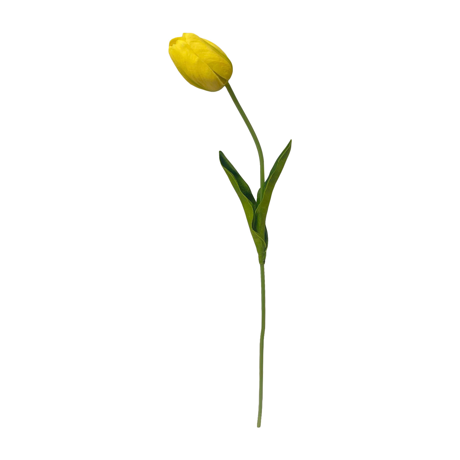 36 Pc Artificial Foam 15″ Real Touch Yellow Tulip Flower Faux Flower Silk Floral