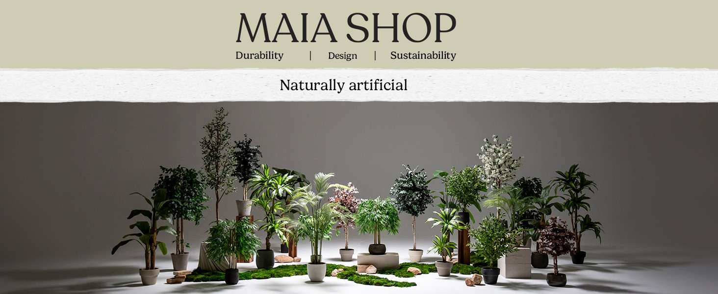 5ft 11in Artificial Palm Tree Plant for House, Apartment or Office – Realistic