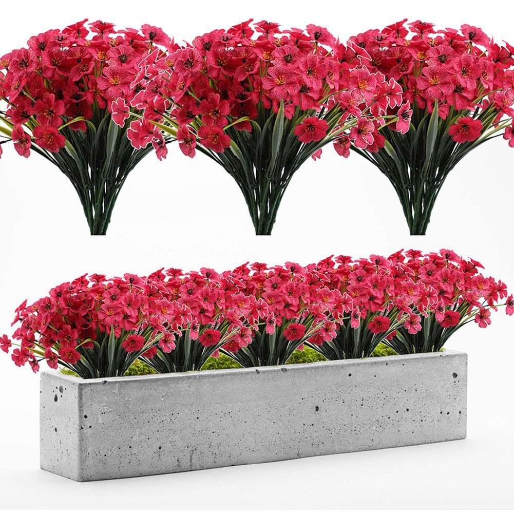 1 Bunch Artificial Flowers 31cm DIY Porch Decor Fake Flowers for multi Color