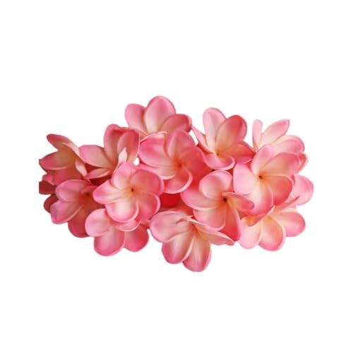 10 pcs Artificial Plumeria Flowers -1.5inch Stems & 3inch Real Touch Lifelike…