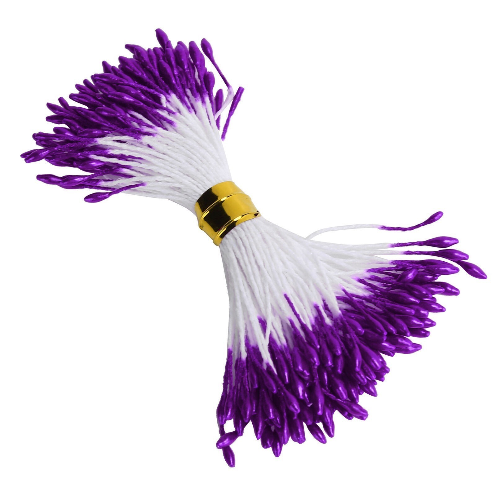 900Pcs Flower Stamen Purple Gypsum Artificial Bouquet Decor HandMade Crafts