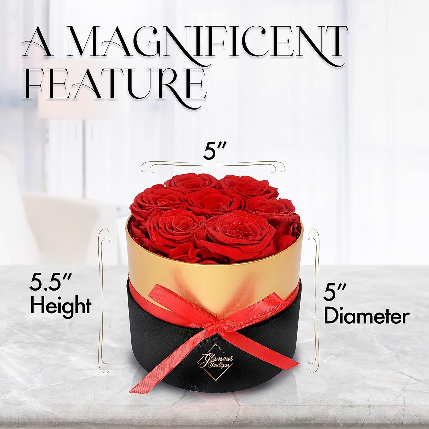 Eternal Preserved Roses in a Box, Flowers Forever, Rose Forever in a Box for …