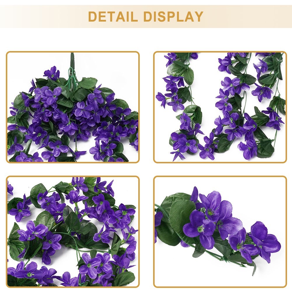 Artifical Fake Flowers Ivy Vine Hanging Garland Plants Wedding Home Indoor Decor