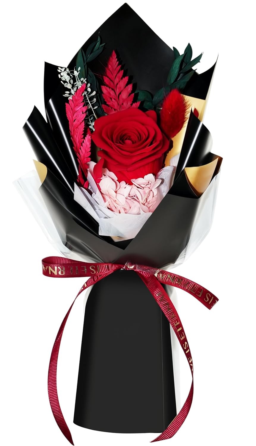 Preserved Flowers Bouquet,Red Rose Bouquets Birthday Gifts,Flowers for Delivery,