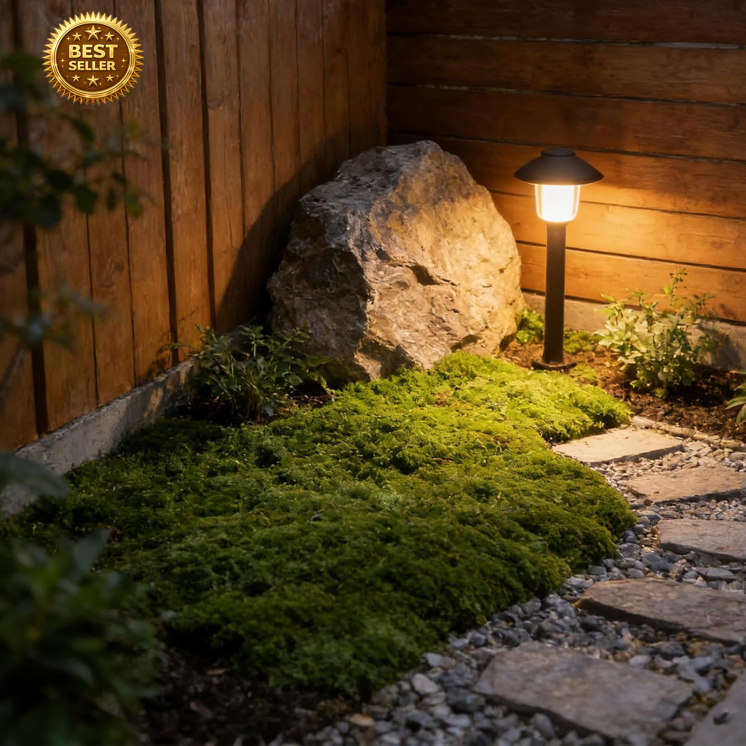 2PCS Artificial Moss Mat 39×78 Fake Moss Sheet Green Roll Garden Wedding Decor