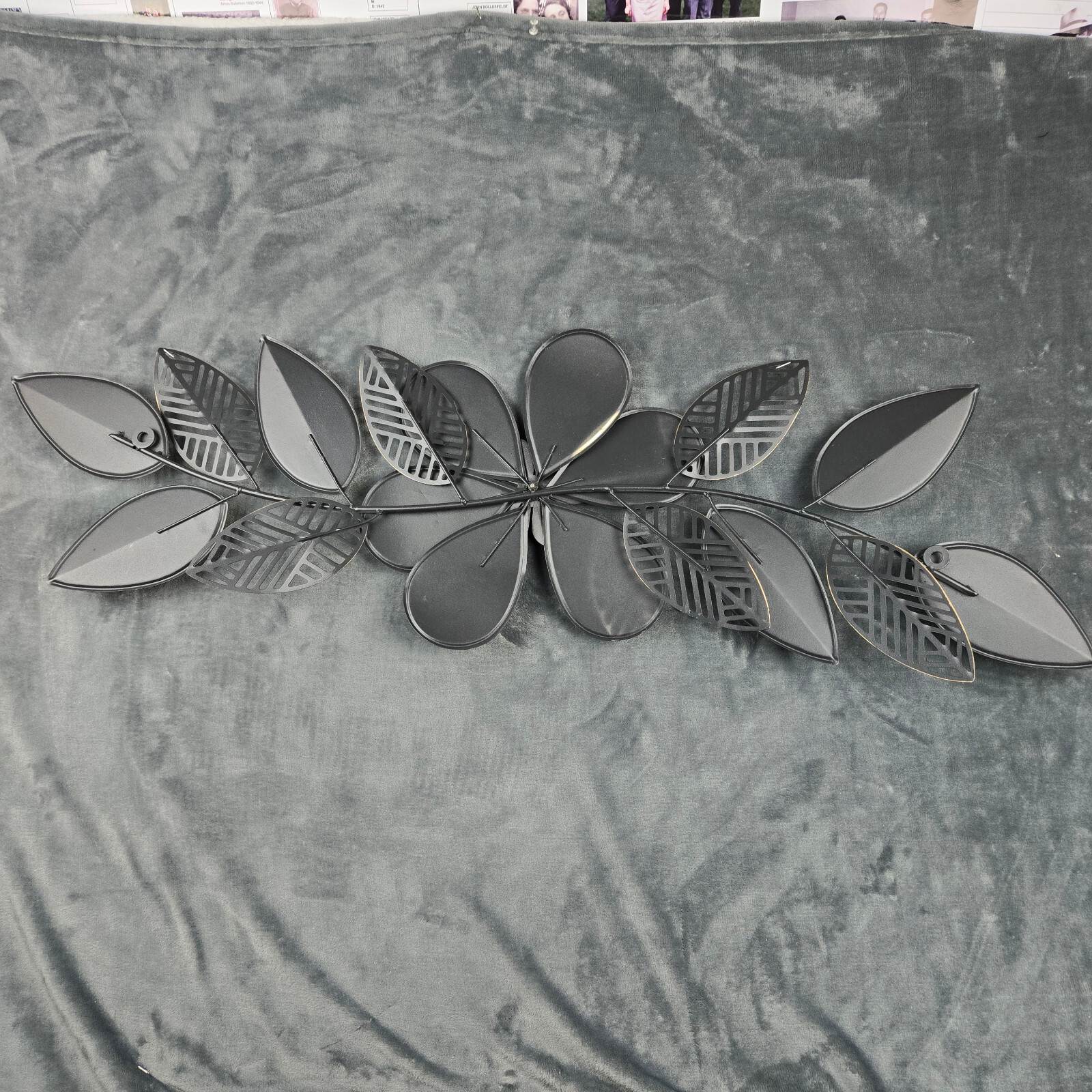 Old Time Pottery 41 ” X 12″ Wall Decor Flower and Leaves Mountain Wild Flower