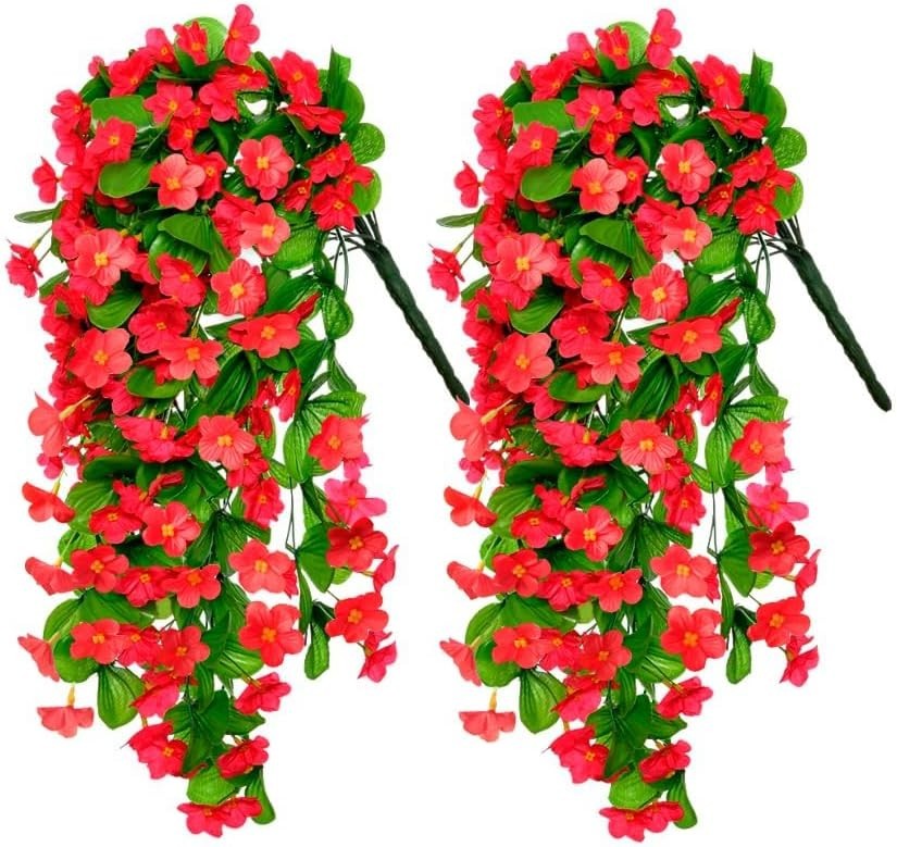 Hanging Flowers Decoration – Indoor Outdoor UV Resistant