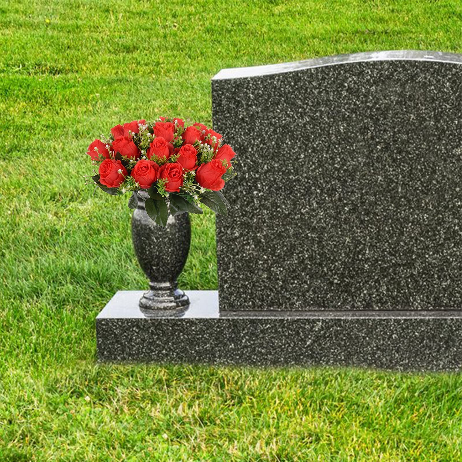 Memorial Flowers: Indoor & Outdoor Grave Decor for Cemetery Honors on Memoria…