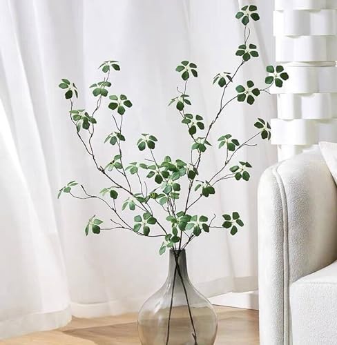 Artificial Eucalyptus Greenery Stems Fake Lotus Leaves Plants Green Leaves 3pcs