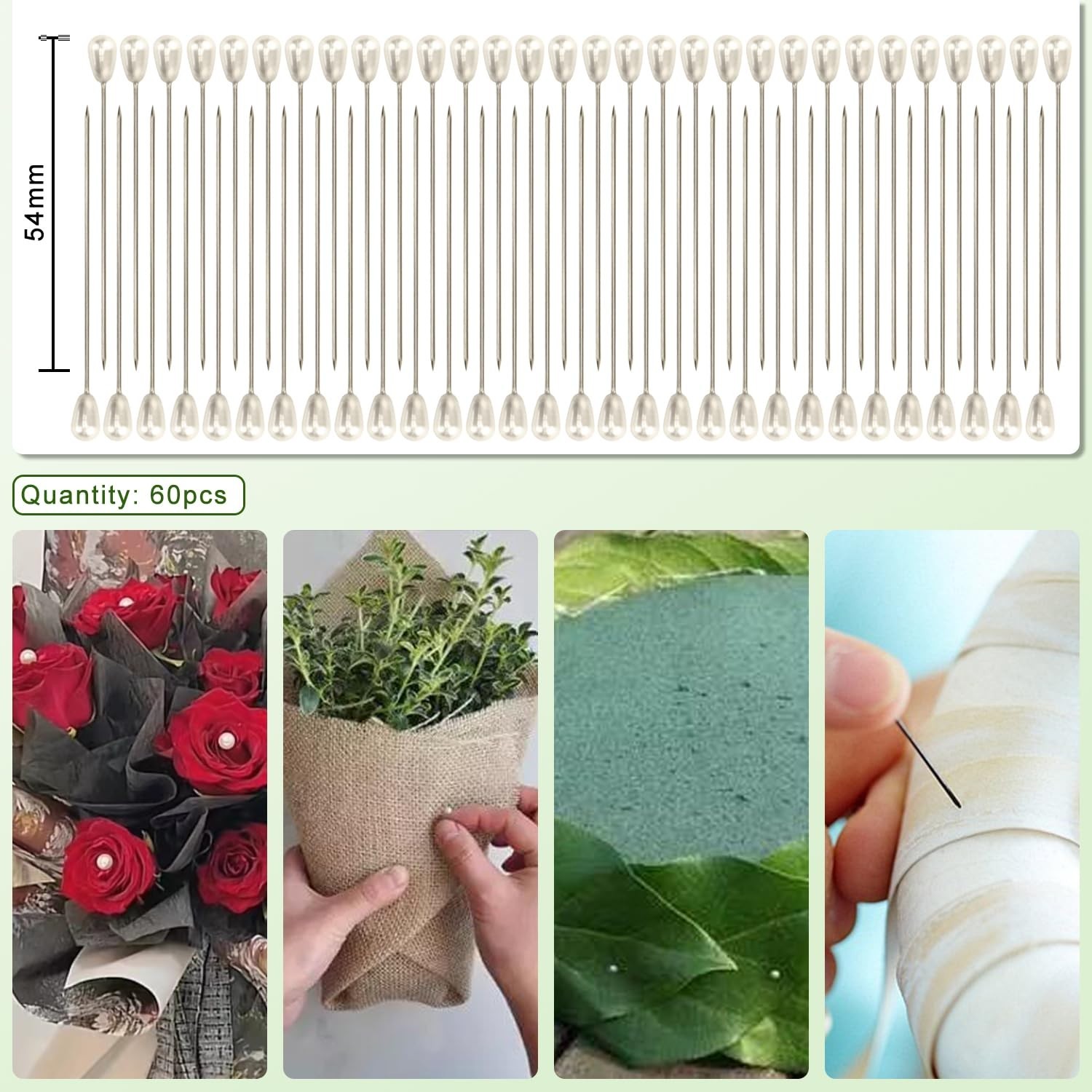 All-in-One Floral Arrangement Kit – Green Tape, Wire & Wire Cutter Essentials