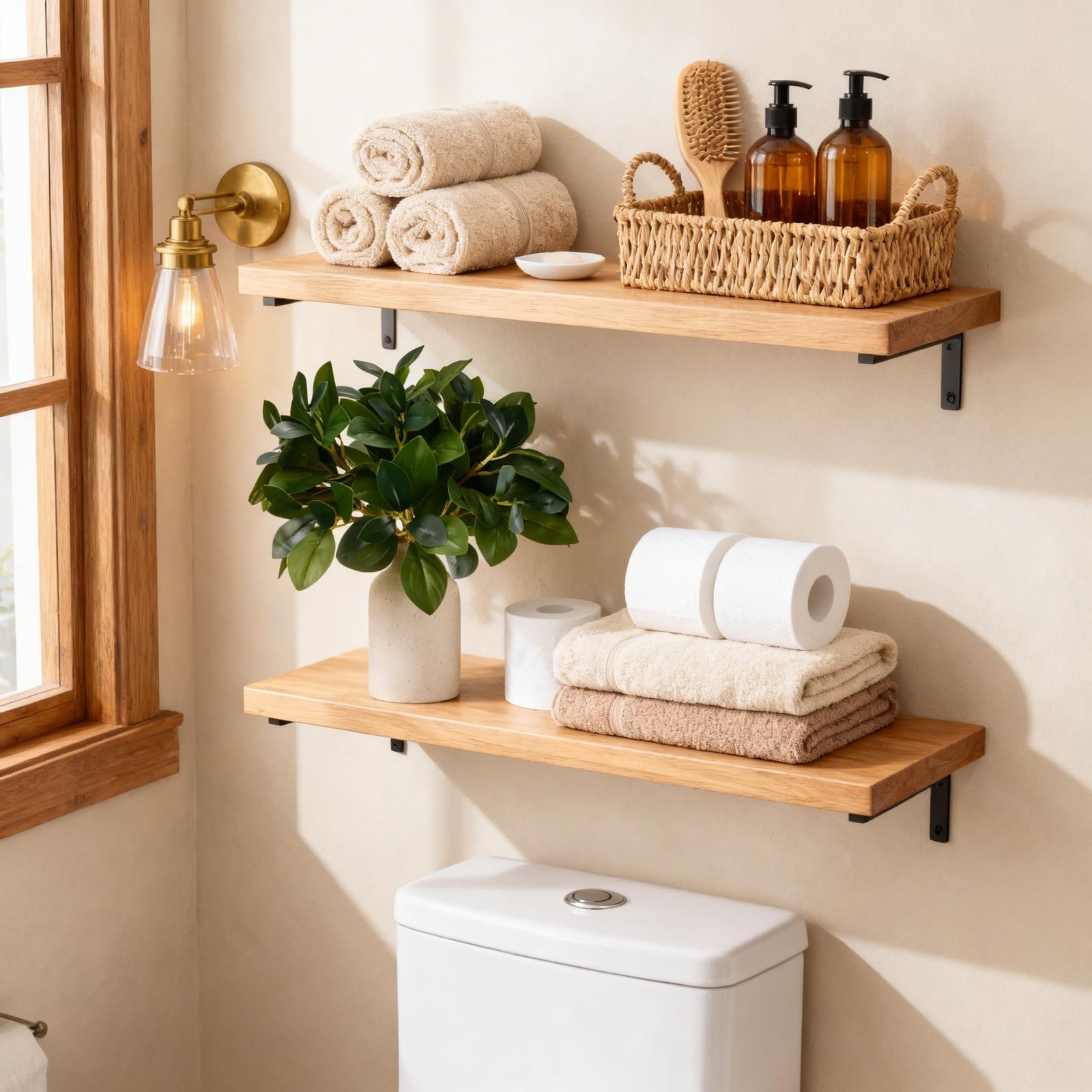12 Inch Artificial Plant Indoor,Small Fake Plants Eucalyptus Stems With Vase,…