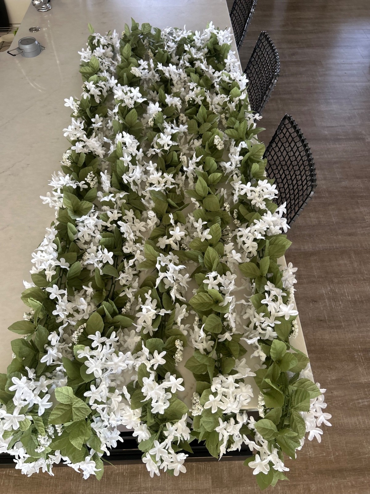 Artificial Flower Garland Silk Floral Vine for Wedding Arch Table Decor