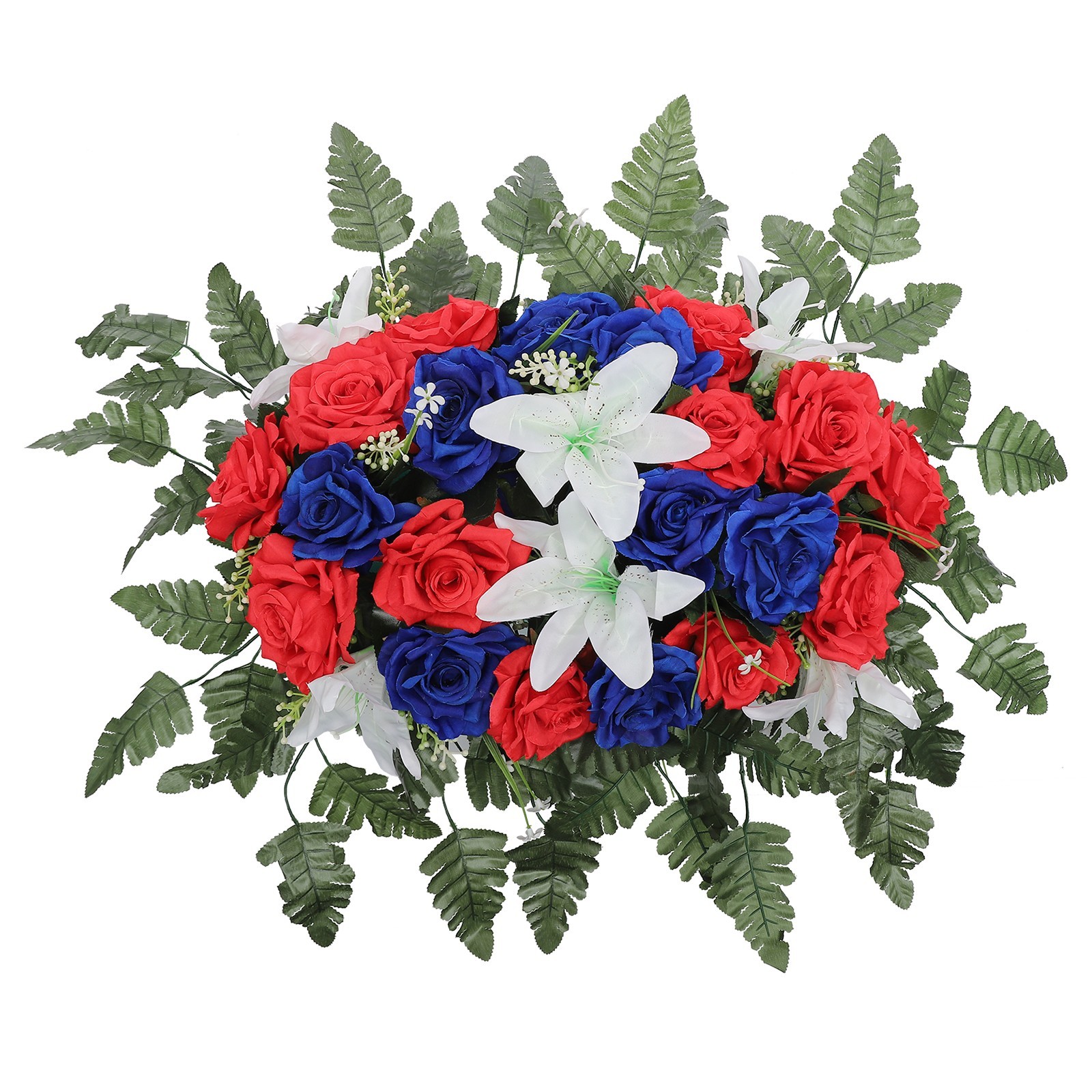Artificial Flowers for Headstone Outdoor Grave Decorations Cemetery Flowers